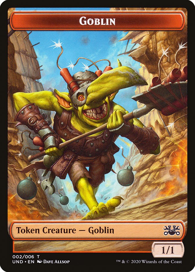 Image of Goblin // Giant Teddy Bear Double-Sided Token [Unsanctioned Tokens]