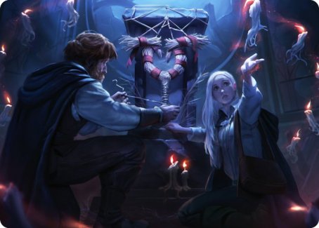 Image of Faithful Mending Art Card [Innistrad: Midnight Hunt Art Series]