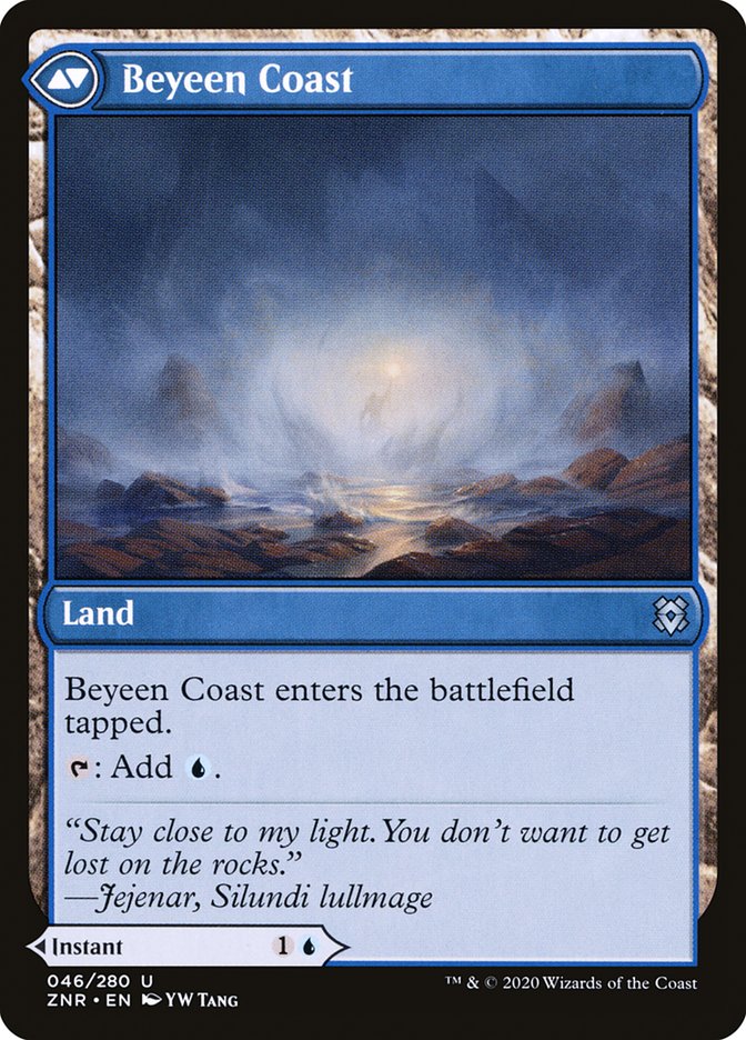 Image of Beyeen Veil // Beyeen Coast [Zendikar Rising]
