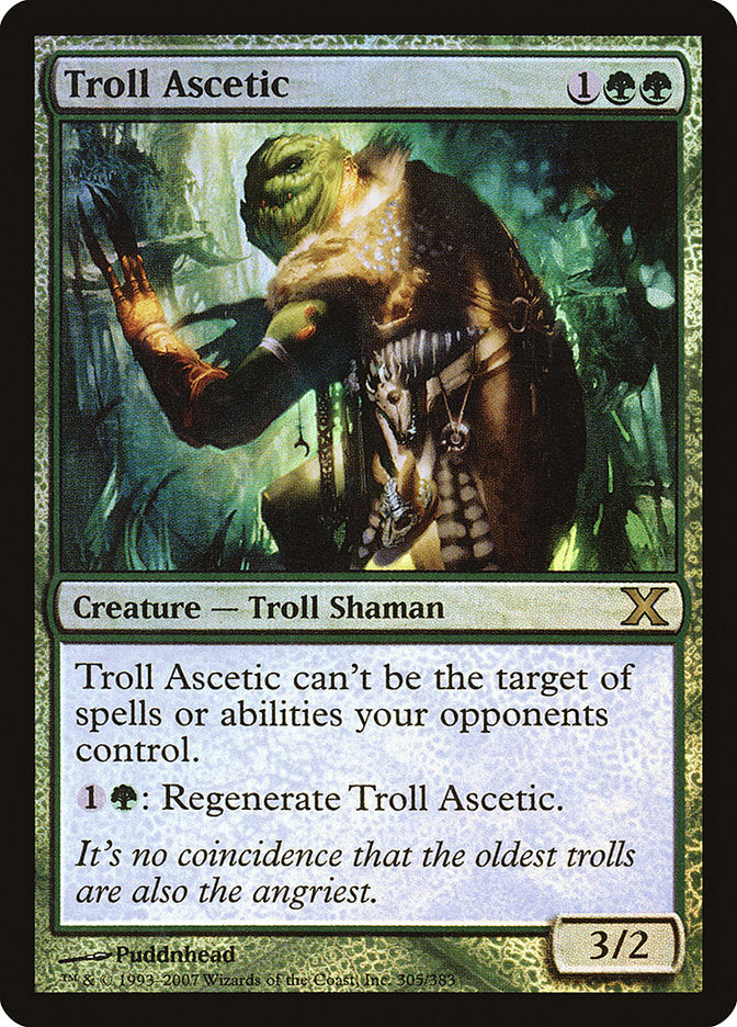 Image of Troll Ascetic (Premium Foil) [Tenth Edition]