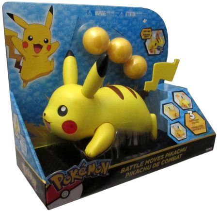 Image of Battle Moves Pikachu Action Figure