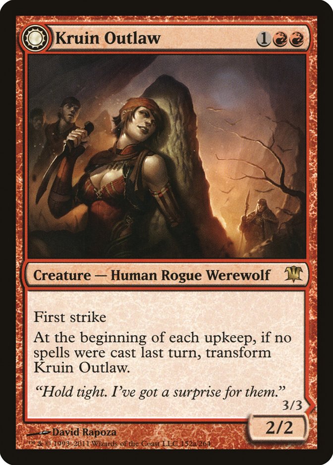 Image of Kruin Outlaw // Terror of Kruin Pass [Innistrad]