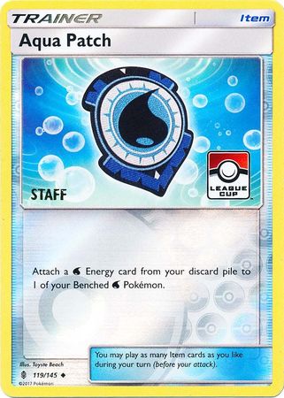 Image of Aqua Patch (Staff League Cup Promo) (NM)