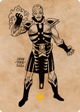 Image of Jon Irenicus, Shattered One Art Card (67) (Gold-Stamped) [Commander Legends: Battle for Baldur's Gate Art Series]