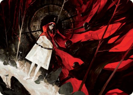 Image of Curse of Hospitality Art Card [Innistrad: Crimson Vow Art Series]