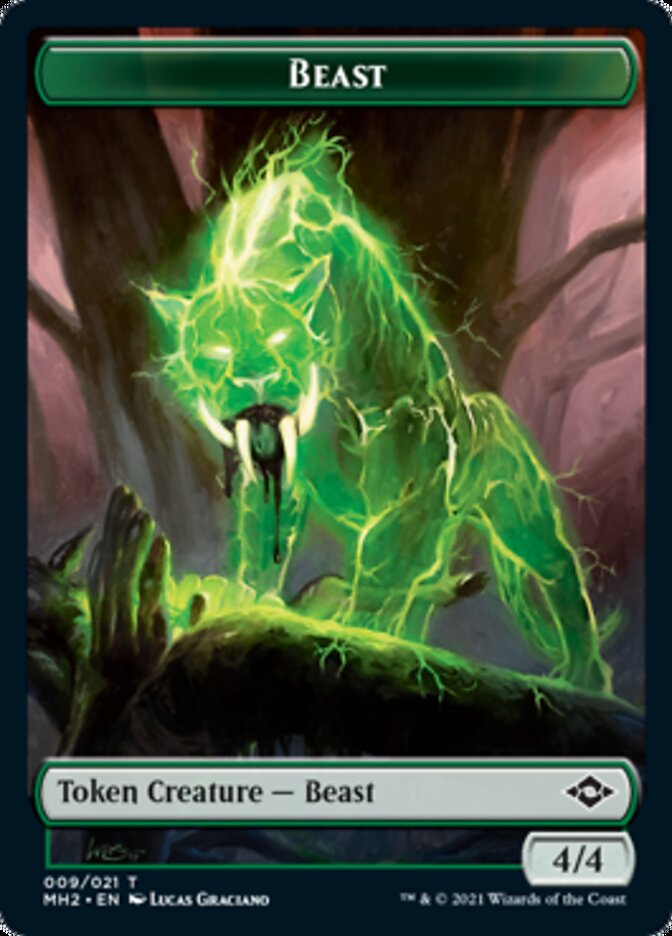 Image of Beast Token [Modern Horizons 2 Tokens]