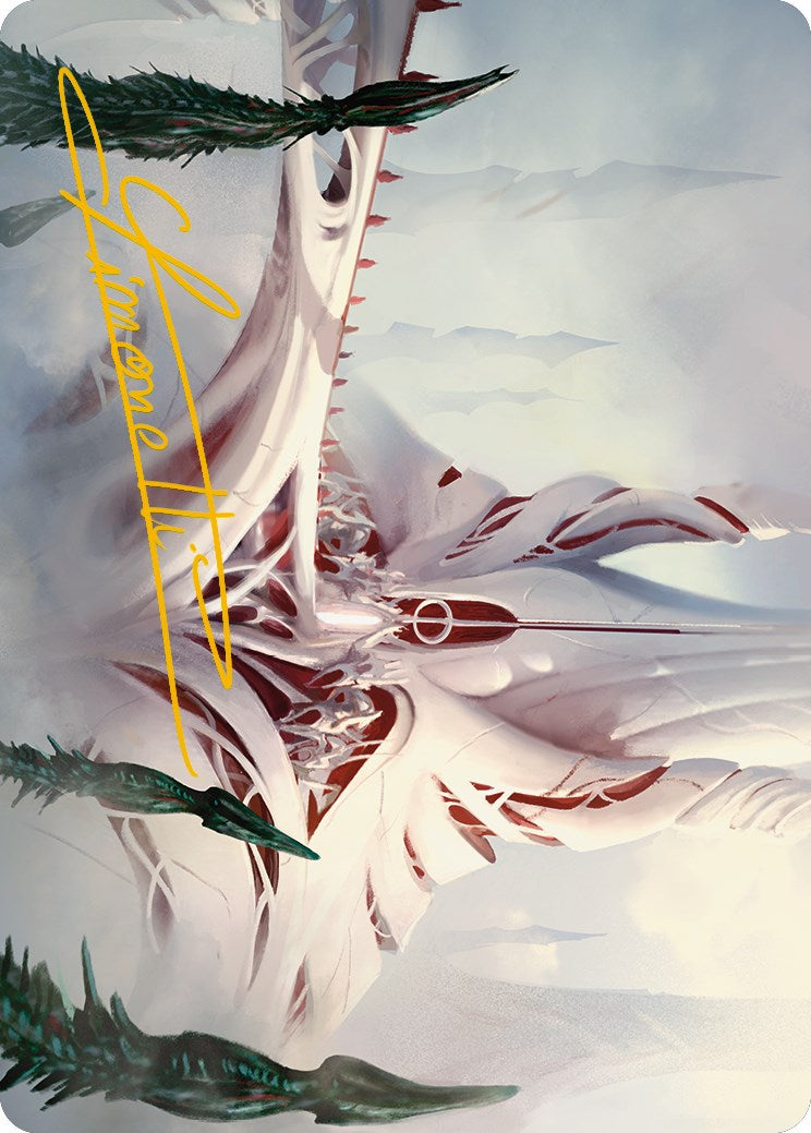Image of The Fair Basilica Art Card (Gold-Stamped Signature) [Phyrexia: All Will Be One Art Series]
