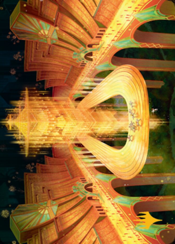 Image of Racers' Ring Art Card (Gold-Stamped Signature) [Streets of New Capenna Art Series]