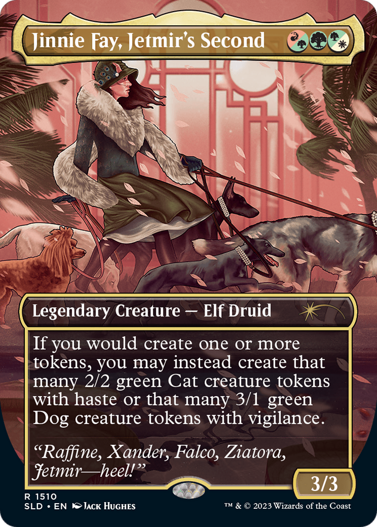 Image of Jinnie Fay, Jetmir's Second // Jinnie Fay, Jetmir's Second [Secret Lair Commander Deck: Raining Cats and Dogs]