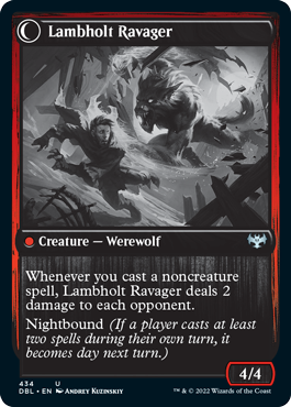 Image of Lambholt Raconteur // Lambholt Ravager [Innistrad: Double Feature]