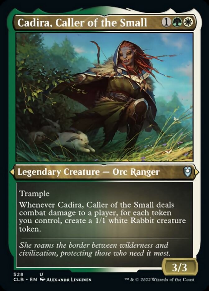 Image of Cadira, Caller of the Small (Foil Etched) [Commander Legends: Battle for Baldur's Gate]