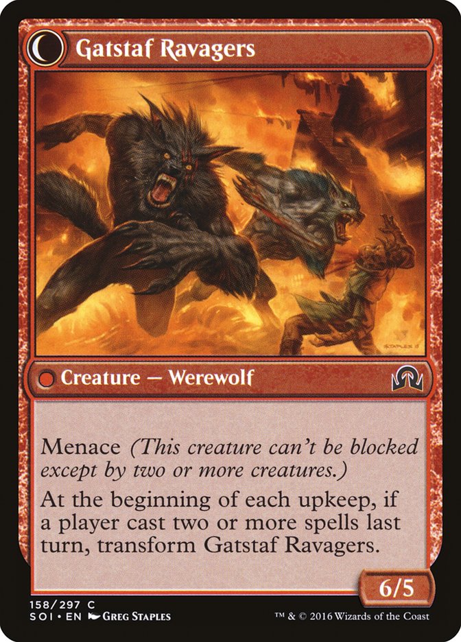Image of Gatstaf Arsonists // Gatstaf Ravagers [Shadows over Innistrad]