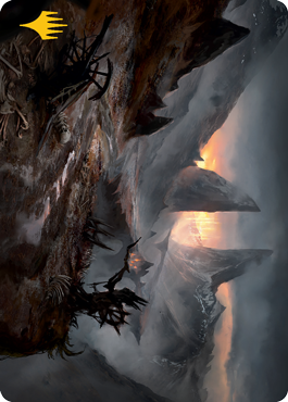 Image of Haunted Ridge Art Card (Gold-Stamped Signature) [Innistrad: Midnight Hunt Art Series]
