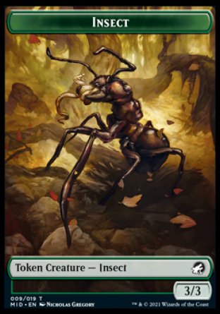 Image of Insect Token [Innistrad: Midnight Hunt Tokens]