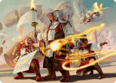 Image of Lorehold Command Art Card [Strixhaven: School of Mages Art Series]