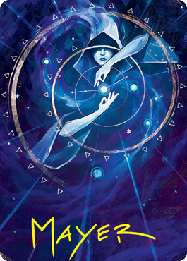 Image of Time Warp Art Card (Gold-Stamped Signature) [Strixhaven: School of Mages Art Series]