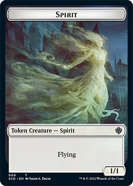 Image of Bird // Spirit Double-Sided Token [Starter Commander Decks]
