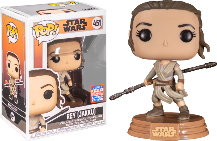 Image of Rey - Jakku # 451 (Pop! Star Wars) 2021 Summer Convention Limited Edition