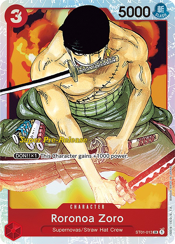 Image of Roronoa Zoro [Super Pre-Release Starter Deck: Straw Hat Crew]