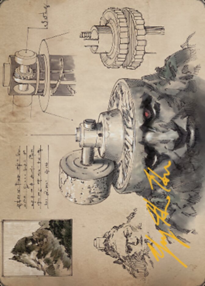 Image of Millstone Art Card (Gold-Stamped Signature) [The Brothers' War Art Series]
