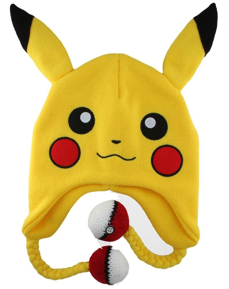 Pokemon Pikachu Beanie with Ears