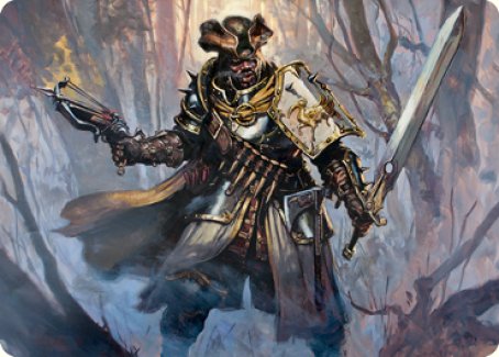 Image of Brutal Cathar Art Card [Innistrad: Midnight Hunt Art Series]