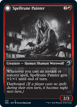 Image of Spellrune Painter // Spellrune Howler [Innistrad: Double Feature]