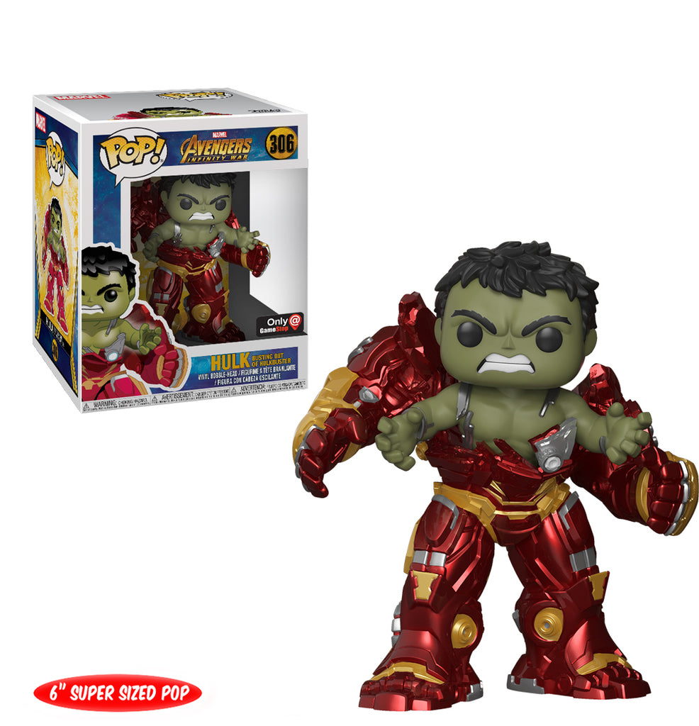 Image of Pop! Marvel Avengers Infinity War: Hulk Busting Out Of Hulk Buster #306