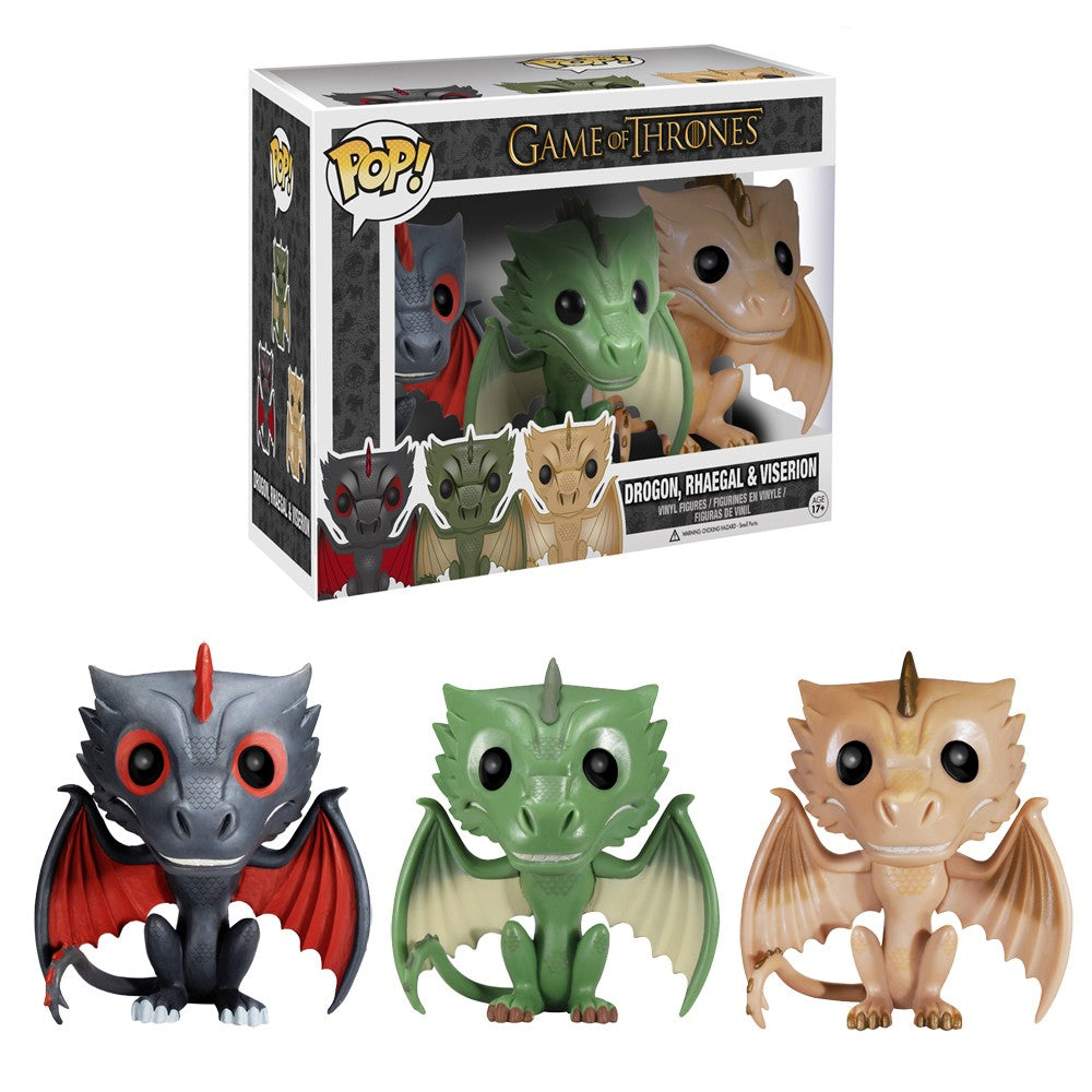 Image of Game Of Thrones (Drogon, Rhaegal, Viserion) (EB Games Exclusive)