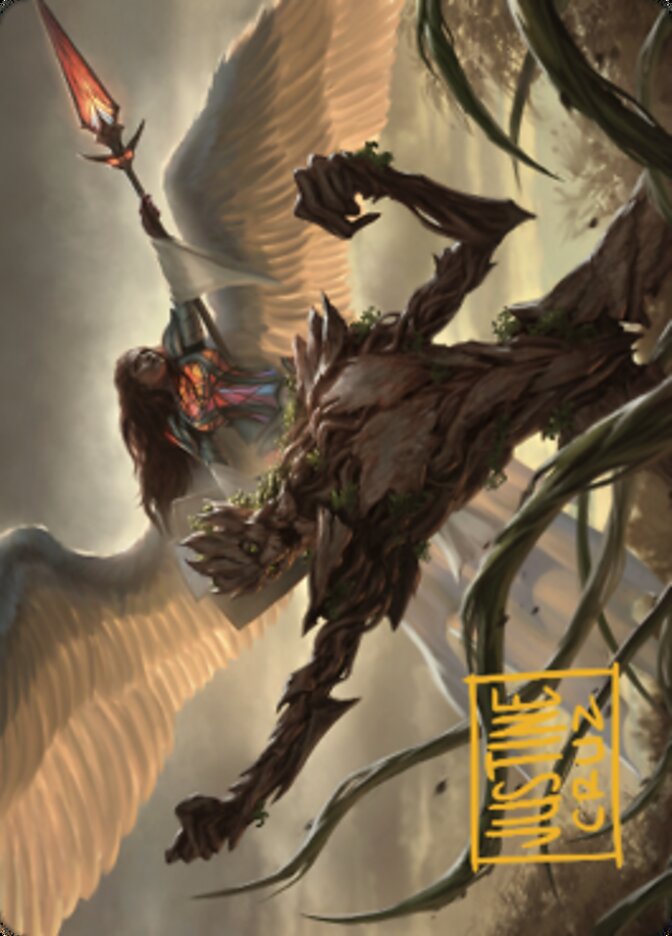 Image of Strength of the Coalition Art Card (Gold-Stamped Signature) [Dominaria United Art Series]