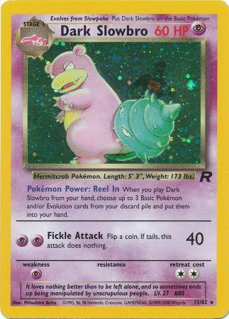 Dark Slowbro 12/82 Holo Team Rocket (Lightly Played) Unlimited