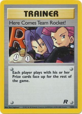 TRAINER Here Comes Team Rocket 15/82 Holo Team Rocket (Lightly Played) Unlimited