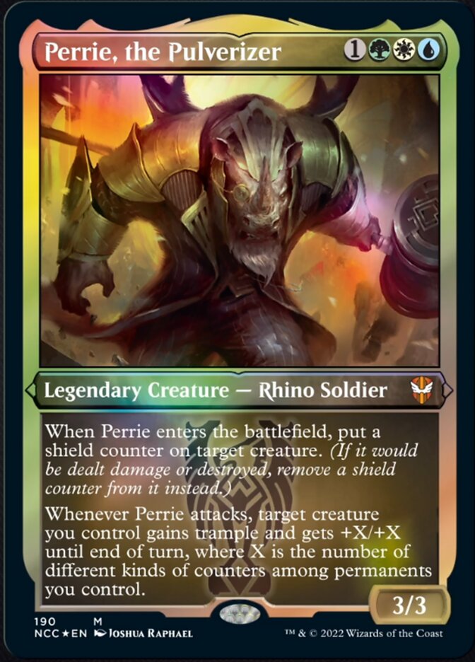 Image of Perrie, the Pulverizer (Display Commander) [Streets of New Capenna Commander]