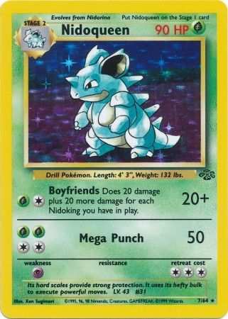 Image of Nidoqueen 7/64 Holo Jungle (Near Mint) Unlimited