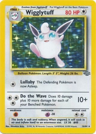 Wigglytuff 16/64 Holo Jungle (Near Mint) Unlimited