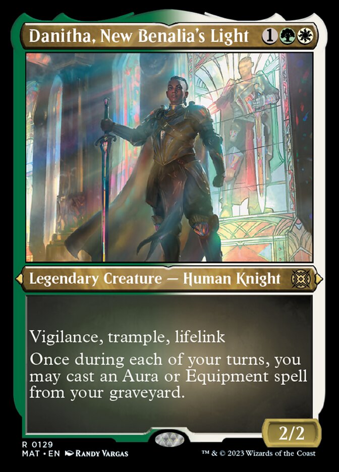 Image of Danitha, New Benalia's Light (Foil Etched) [March of the Machine: The Aftermath]