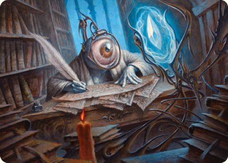 Image of Unblinking Observer Art Card [Innistrad: Midnight Hunt Art Series]
