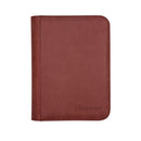 Ruby Suede Zipper 4 Pocket Binder - Ultra Pro