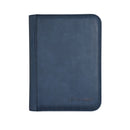 Sapphire Suede Zipper 4 Pocket Binder - Ultra Pro