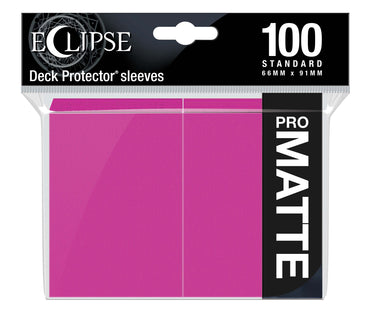 Pink - Eclipse Pro-Matte Standard Sleeves