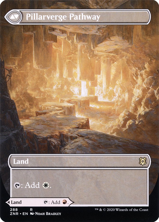 Image of Needleverge Pathway // Pillarverge Pathway (Borderless Alternate Art) [Zendikar Rising]