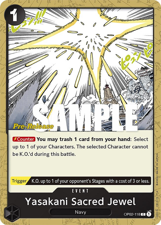 Image of Yasakani Sacred Jewel [Paramount War Pre-Release Cards]