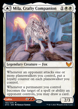 Image of Mila, Crafty Companion // Lukka, Wayward Bonder [Strixhaven: School of Mages]