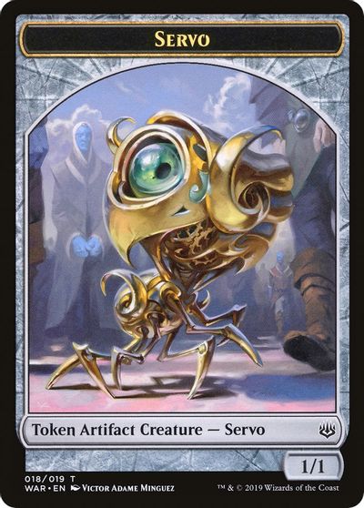 Image of Servo // Dragon Double-Sided Token [Challenger Decks 2020 Tokens]