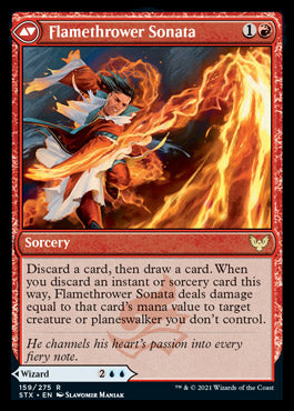 Image of Torrent Sculptor // Flamethrower Sonata [Strixhaven: School of Mages]