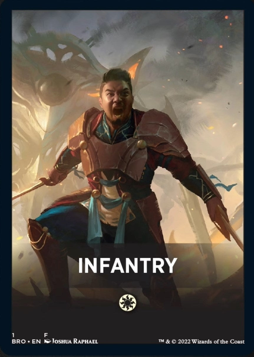 Image of Infantry Theme Card [The Brothers' War Tokens]