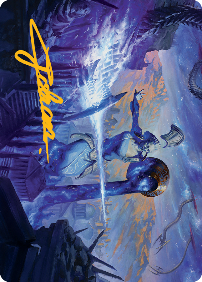 Image of Ephara, Ever-Sheltering Art Card (Gold-Stamped Signature) [March of the Machine Art Series]