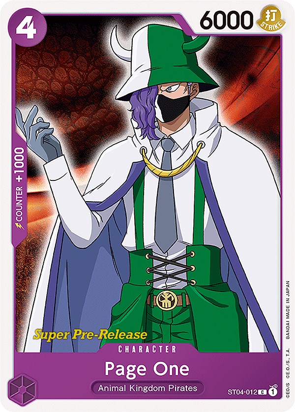 Image of Page One [Super Pre-Release Starter Deck: Animal Kingdom Pirates]