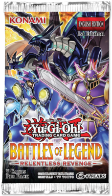 Battle of Legends: Relentless Revenge booster pack 1st Edition