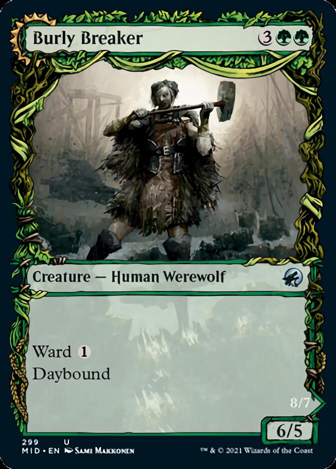 Image of Burly Breaker // Dire-Strain Demolisher (Showcase Equinox) [Innistrad: Midnight Hunt]